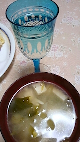 20150313ふくたち菜と豆富のみそ汁