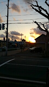 20151009外の様子夕方