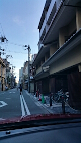 20151031京都のホテル前