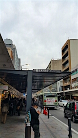 20151101京都四条河原町バス停