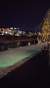 20151101京都三条大橋より鴨川を望む