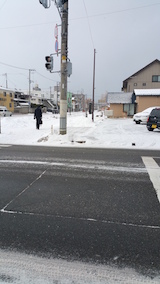 20160225外の様子雪寄せ後