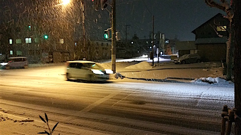 20160225外の様子夜のはじめ頃