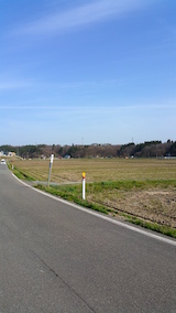 20160424山へ向かう途中の様子田んぼ