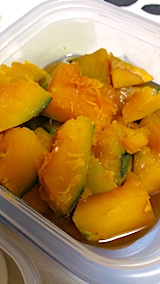 20161220晩ご飯カボチャ