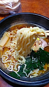 20161231お昼ご飯ラーメン