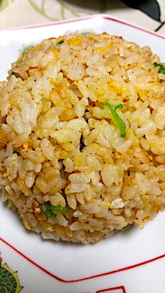 20170109晩ご飯チャーハン