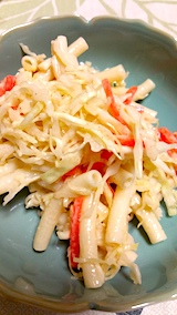 20170109マカロニと野菜のサラダ