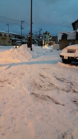 20170207雪寄せ後駐車場2