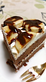 20170207デザート手作りバナナケーキ1