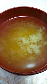 20170718お昼ご飯ワカメのみそ汁