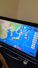 20170801NHKテレビより明日の気圧配置1