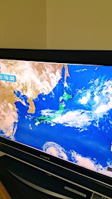 20170801NHKテレビより明日の気圧配置2