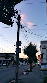20170801外の様子夕方北の空