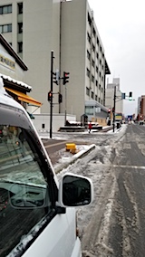 20171121今季初めて雪道を運転