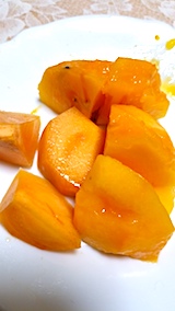 20171126デザートの身不知柿