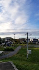 20191026速歩途中の公園から望んだ南の空