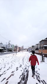 20191204速歩へ向かう途中の西の空