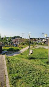 20200604速歩途中の公園高台から望んだ南の空