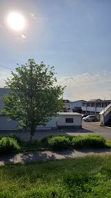 20200604速歩途中の公園高台から望んだ東の空