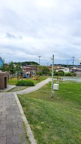 20200607速歩途中の公園高台から望んだ南の空