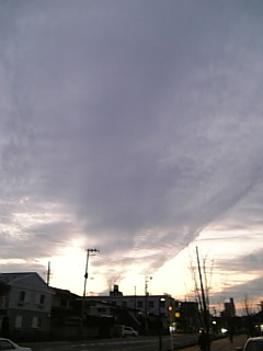 20061221夕焼け空1
