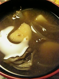 20060618舞茸ジャガイモみそ汁