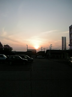20090817夕日