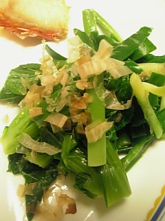 2010033ふくたち菜とニラのおひたし