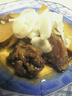 20100920クマ肉のみそ煮1