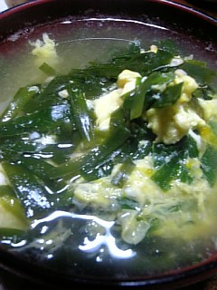 20101204ニラタマみそ汁