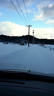 20140211山へ向かう途中の様子1