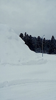 20140211秋田空港駐車場