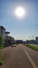 20200604速歩からの帰り道で望んだ東の空