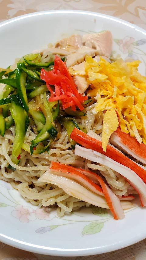 20200604お昼ご飯冷やし中華