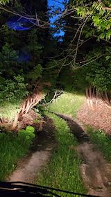 20200604ラベンダーの畑へ続く急な坂道を下る