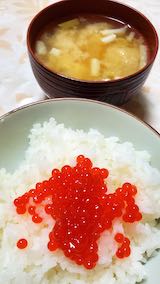 20200604晩ご飯筋子ご飯