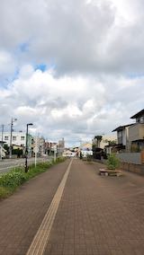 20200620速歩へ向かう途中の西の空