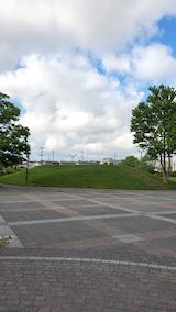20200620速歩へ向かった公園内と南西の空