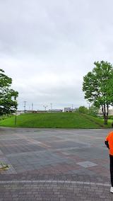 20200701速歩へ向かった公園内と南西の空