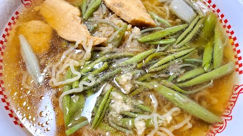 20200701晩ご飯じゅんさい冷やしラーメン1