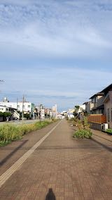 20200721速歩へ向かう途中の西の空