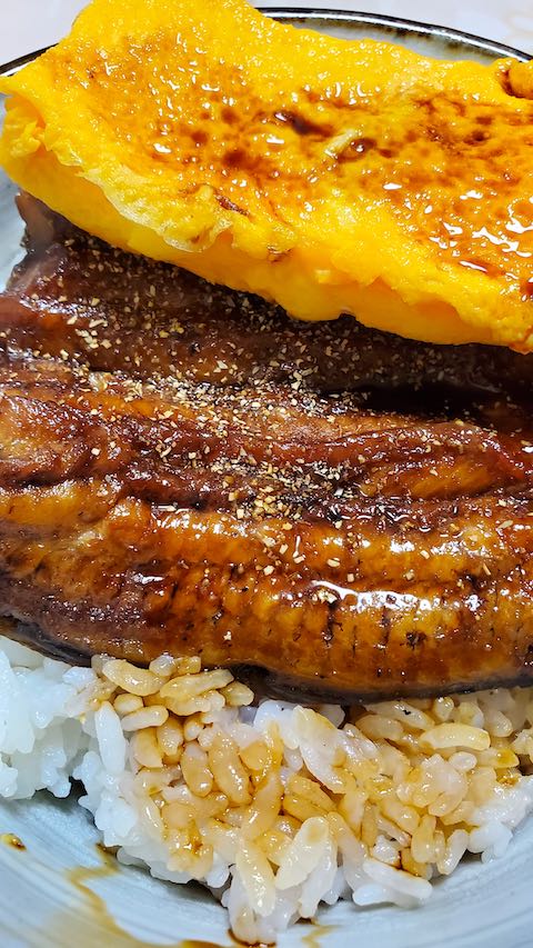 20200721晩ご飯うな丼