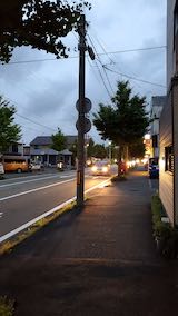 20200816外の様子夕方夕刻3