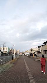 20201206速歩へ向かう途中で望んだ西の空