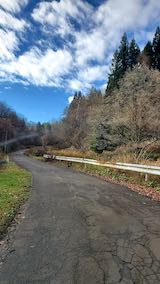 20201206山へ向かう途中の峠道