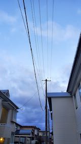 20210306外の様子夕方東の空