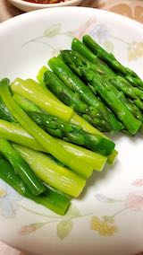20210521お昼ご飯アスパラ