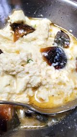 20210521お昼ご飯ピータン豆富