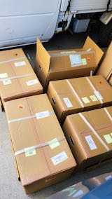 20210802会津から山野とスイカが届く